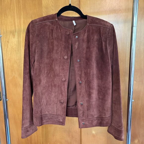 Brown Suede Jacket - Picture 1 of 7